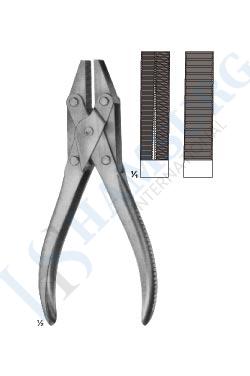 Wire Holding forceps, Flat-nosed Pliers,